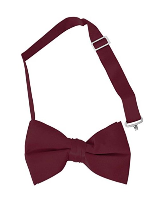 Boy's Poly Satin Banded Bow Ties