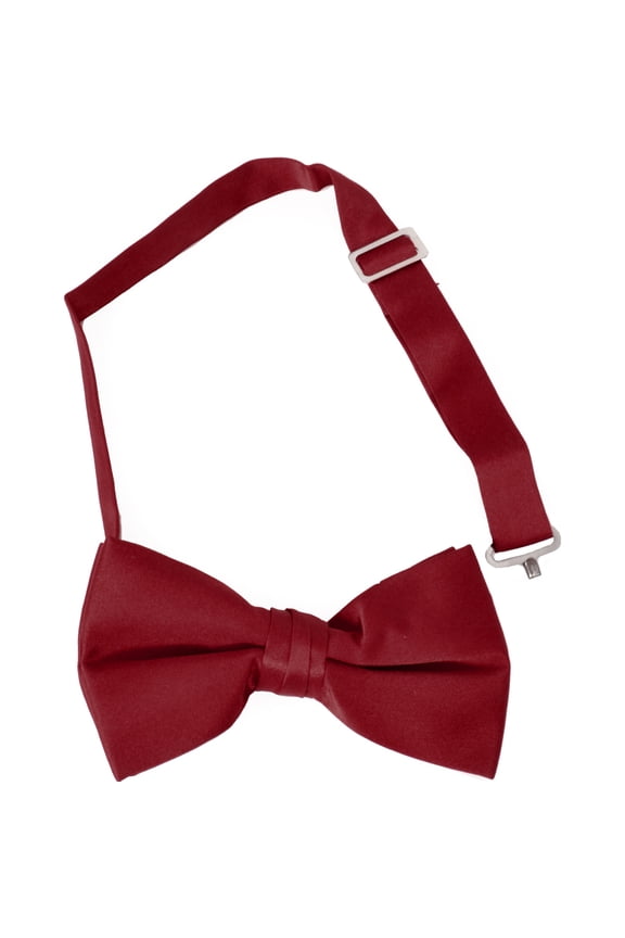 Boy's Poly Satin Banded Bow Ties