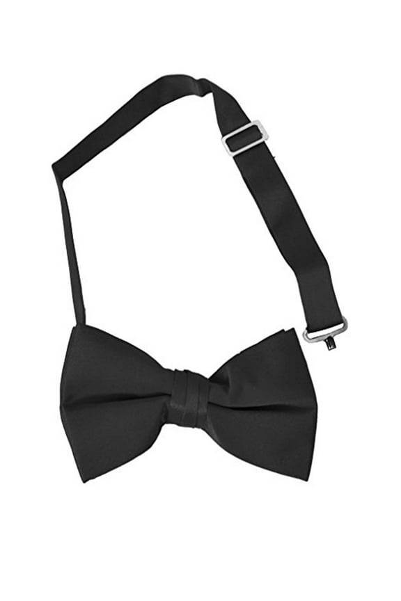 Boy's Poly Satin Banded Bow Ties