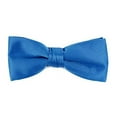 thumbnail image 1 of Boy's Poly Satin Banded Clip On Bow Ties (Cobalt), 1 of 7