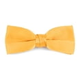 thumbnail image 1 of Boy's Poly Satin Banded Clip On Bow Ties (Gold), 1 of 7