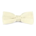 thumbnail image 1 of Boy's Poly Satin Banded Clip On Bow Ties (Ivory), 1 of 7