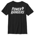 thumbnail image 1 of Boy's Power Rangers Classic Lightning Bolt Logo  Graphic Tee Black Medium, 1 of 4