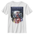 thumbnail image 1 of Boy's Power Rangers Galactic Heroes Graphic Tee White Small, 1 of 4