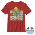 thumbnail image 1 of Boy's Power Rangers Periodic Table of Heroes  Graphic Tee Red X Small, 1 of 4
