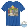 thumbnail image 1 of Boy's Power Rangers Periodic Table of Heroes  Graphic Tee Royal Blue Large, 1 of 5