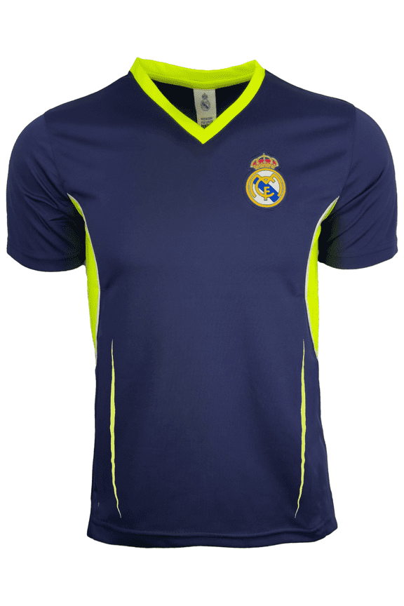 Boy's Real Madrid Performance Jersey, Youth Sizes Licensed Real Madrid Shirt (YL)