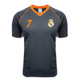 thumbnail image 1 of Rhinox Real Madrid #7 Soccer Jersey, Gray/Orange, 100% Polyester, YM-XL, 1 of 4