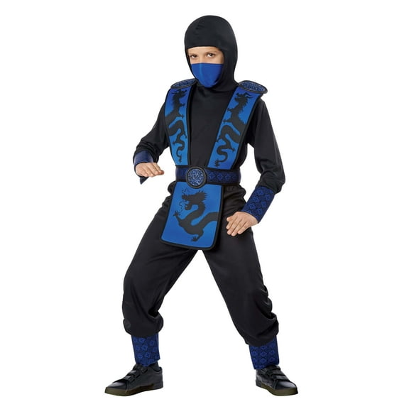 Boy's Regal Blue Ninja Costume