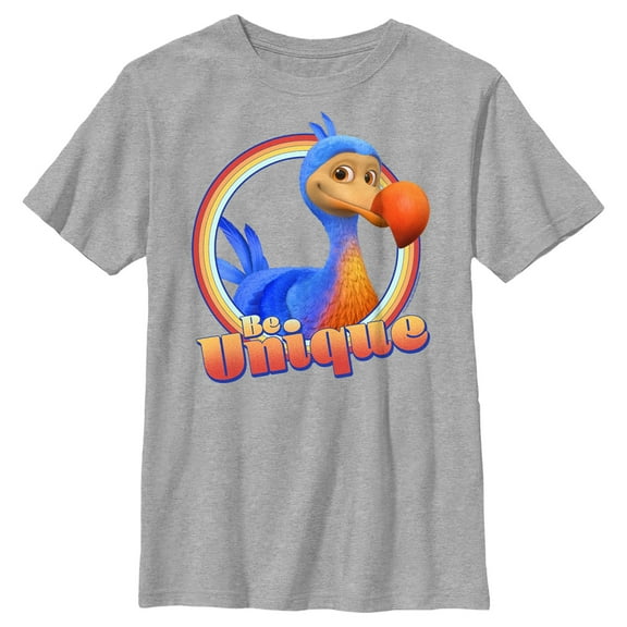 Boy's Ridley Jones Be Unique  Graphic Tee Athletic Heather Medium