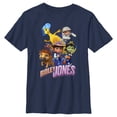 thumbnail image 1 of Boy's Ridley Jones Group Logo  Graphic Tee Navy Blue X Small, 1 of 4