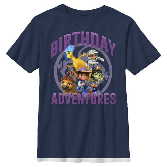 Boy's Ridley Jones Ridley Birthday Adventures  Graphic Tee White Large