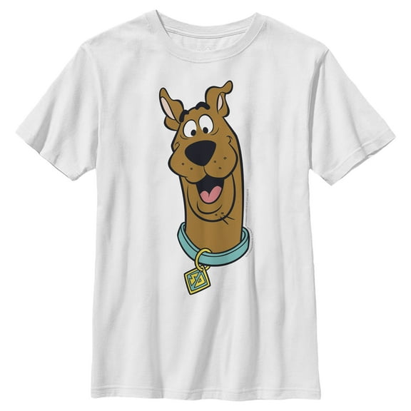 Boy's Scooby Doo Happy Pose Graphic Tee White X Large