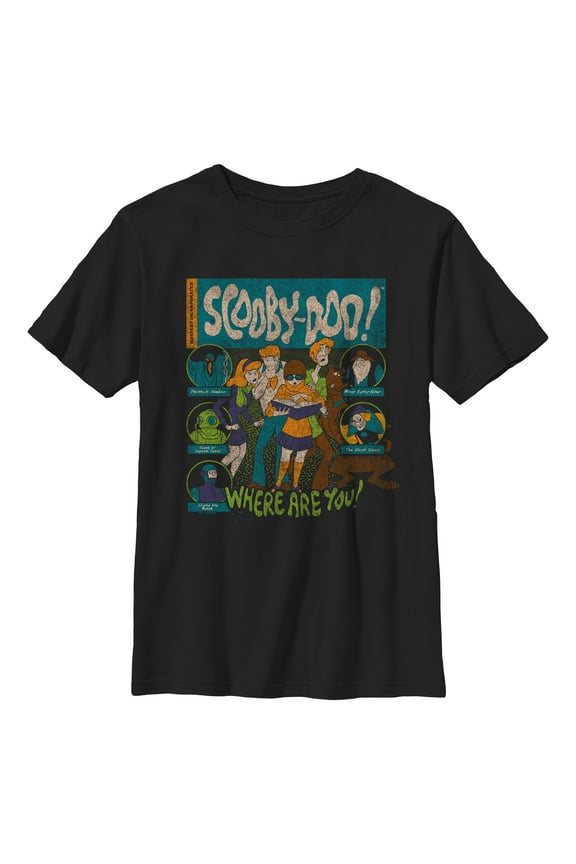 Boy's Scooby Doo Where Are You Villains Graphic T-Shirt