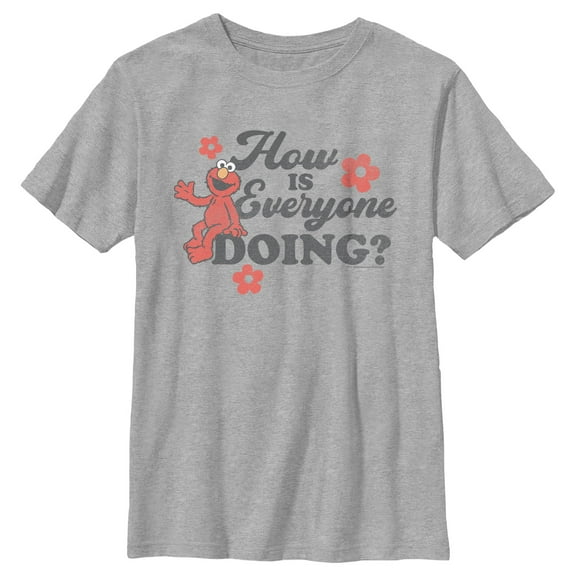 Boy's Sesame Street Elmo How Is Everyone Doing? Graphic T-Shirt