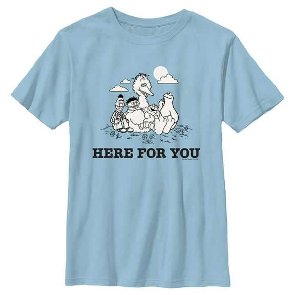 Boy's Sesame Street Here For You  Graphic T-Shirt