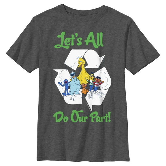 Boy's Sesame Street Let’s All Do Our Part  Graphic T-Shirt