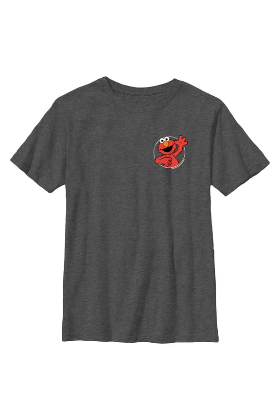 Boy's Sesame Street Small Elmo Greetings Graphic T-Shirt