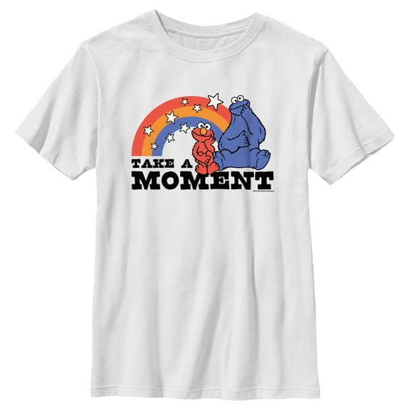 Boy's Sesame Street Take a Moment  Graphic T-Shirt