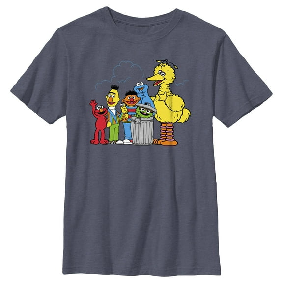 Boy's Sesame Street The Classics Group Portrait Graphic T-Shirt