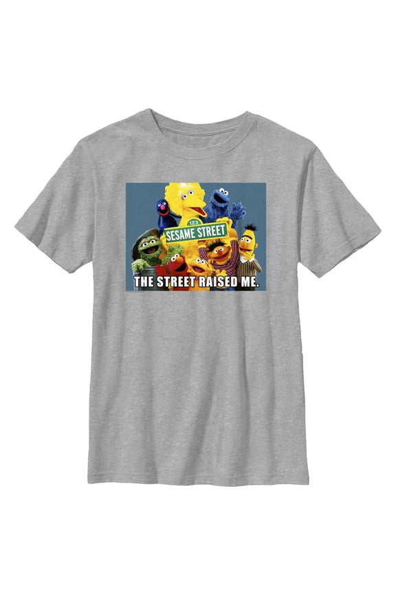 Boy's Sesame Street The Street Raised Me  Graphic T-Shirt