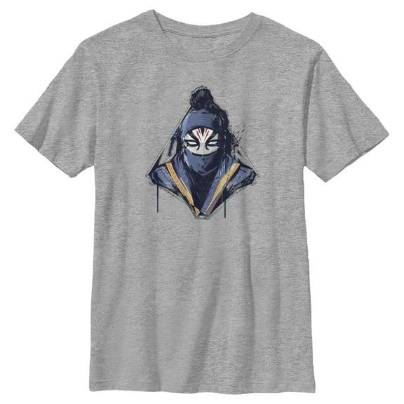 Boy's Shang-Chi and the Legend of the Ten Rings Death Dealer Sketch  Graphic Tee Athletic Heather Small