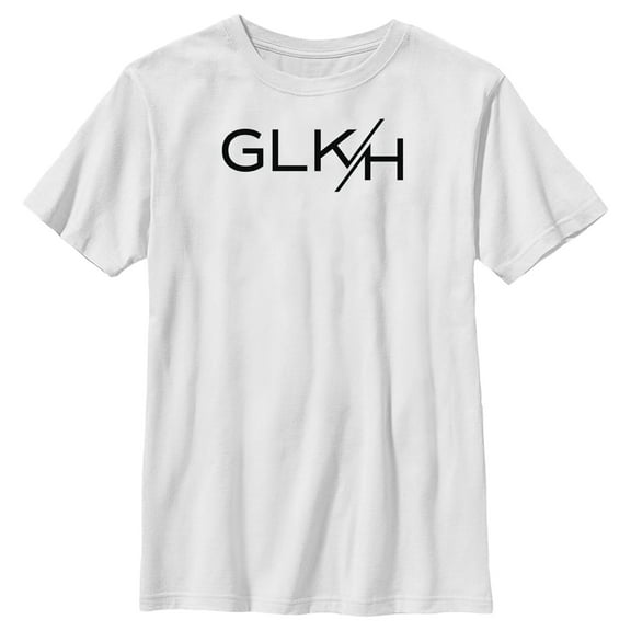 Boy's She-Hulk: Attorney at Law Black GLKH Logo  Graphic Tee White X Large