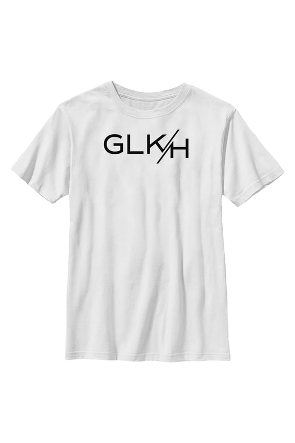 Boy's She-Hulk: Attorney at Law Black GLKH Logo  Graphic Tee White X Small
