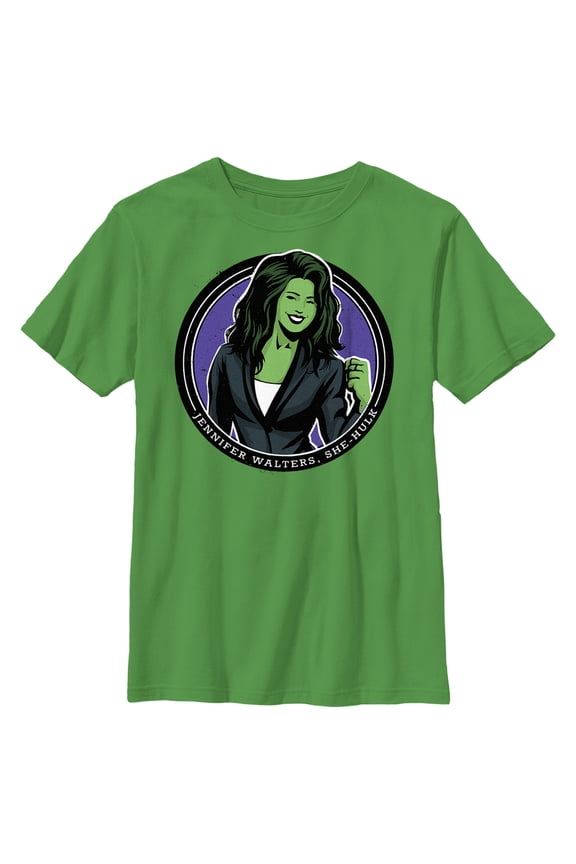 Boy's She-Hulk: Attorney at Law Hero Lawyer  Graphic Tee Kelly Green Large