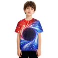 thumbnail image 1 of Boy's Short Sleeve Elevated Graphic T-Shirt, Sizes 4-18 with Patriotic Printed Designs, 1 of 5