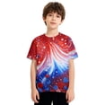 thumbnail image 1 of Boy's Short Sleeve Elevated Graphic T-Shirt, Sizes 4-18 with Patriotic Printed Designs, 1 of 5