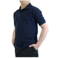 thumbnail image 1 of Boy's Short Sleeve School Uniform Pique Polo Shirts (Little Boys Size 4-7), 1 of 3