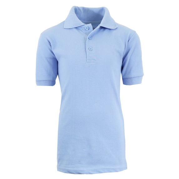 Boy's Short Sleeve School Uniform Pique Polo Shirts (Little Boys)