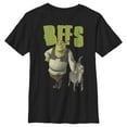 thumbnail image 1 of Boy's Shrek Donkey and Shrek Best Friends  Graphic Tee Black Large, 1 of 5