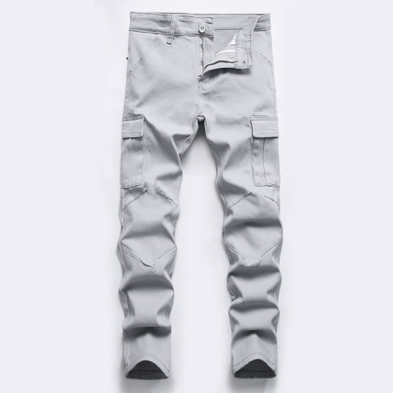 Boy's Skinny Fit Ripped Destroyed Distressed Fashion Kids Stretch Slim Jeans Pants