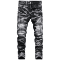 thumbnail image 1 of Boy's Skinny Jeans Slim Fit Ripped Destroyed Distressed Fashion Denim Jean Pants Black 14, 1 of 7
