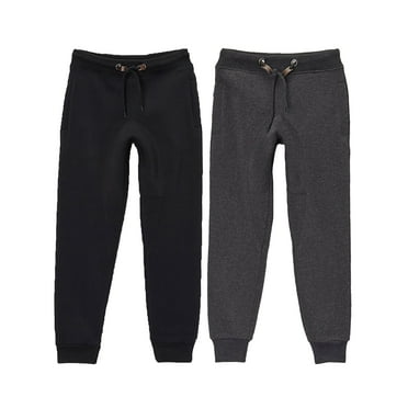 Boy's Slim-Fit Fleece Jogger Sweatpants (2-Pack)