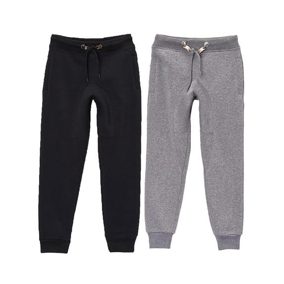 Boy's Slim-Fit Fleece Jogger Sweatpants (2-Pack)