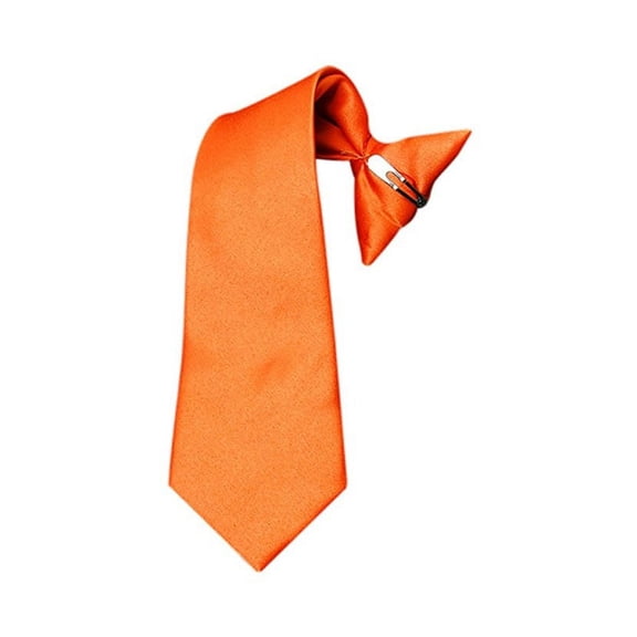 Boy's Solid Clip on Tie