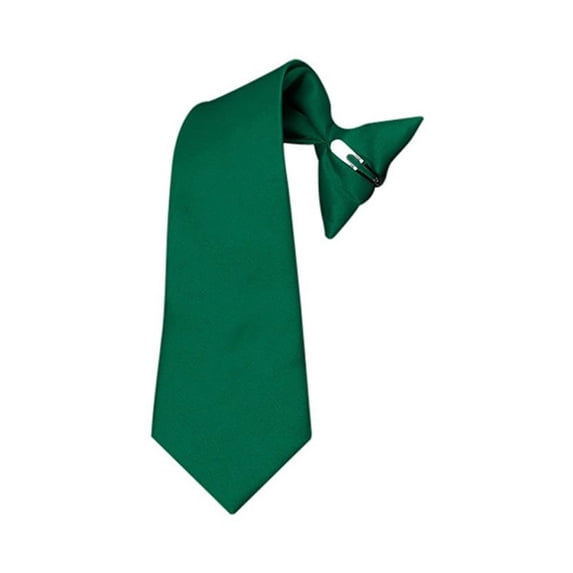 Boy's Solid Clip on Tie