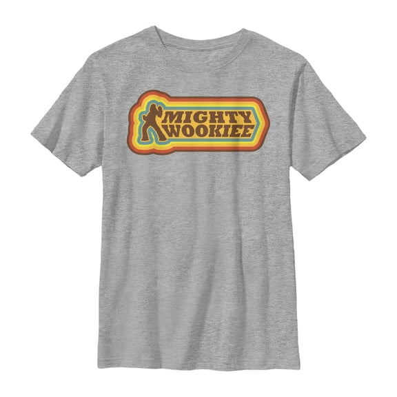 Boy's Solo: A Star Wars Story Retro Mighty Wookiee  Graphic Tee Athletic Heather Medium