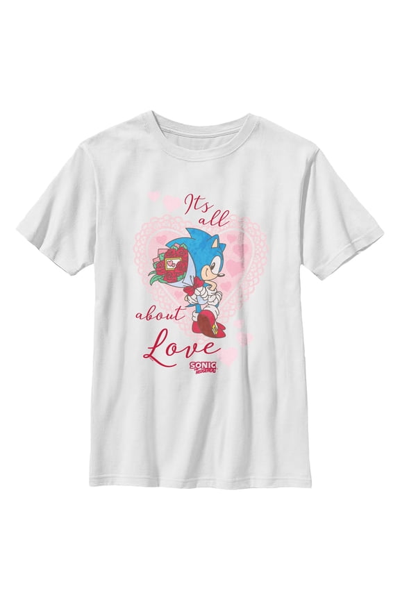 Boy's Sonic the Hedgehog It's All About Love Graphic T-Shirt