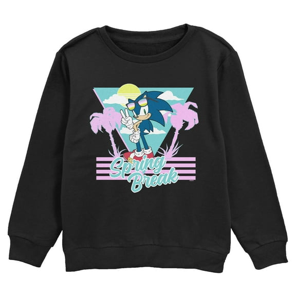 Boy's Sonic the Hedgehog Spring Break Palms Sweatshirt