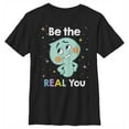 thumbnail image 1 of Boy's Soul Be the Real You  Graphic Tee Black Large, 1 of 5