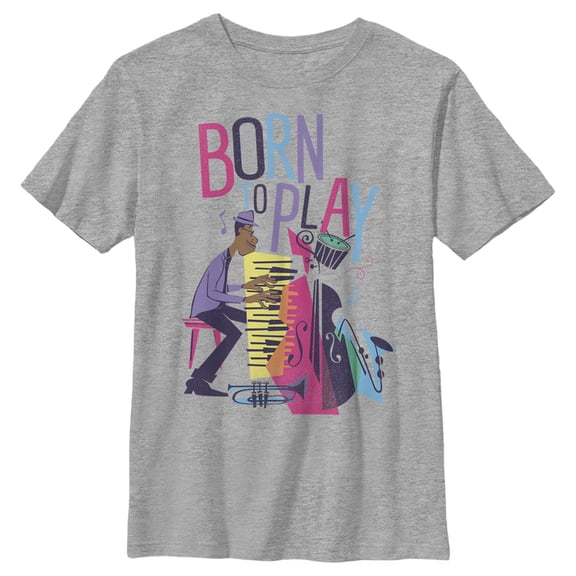 Boy's Soul Born to Play Graphic Tee Athletic Heather Small