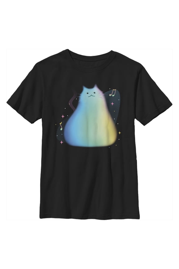 Boy's Soul Cat Purpose Graphic Tee Black Large