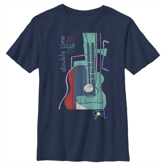 Boy's Soul Double Time Club Graphic Tee Navy Blue Small