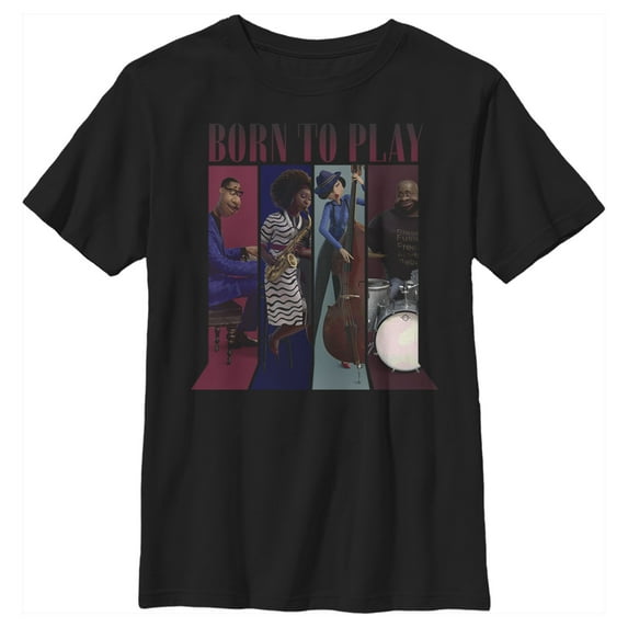 Boy's Soul Half Note Band Graphic Tee Black X Large