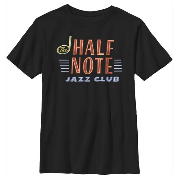 Boy's Soul Half Note Jazz Club  Graphic Tee Black Large