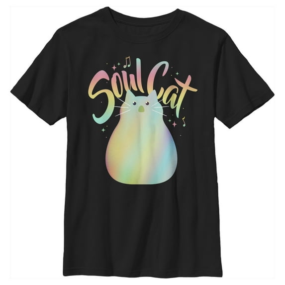 Boy's Soul Jazz Cat Graphic Tee Black Medium